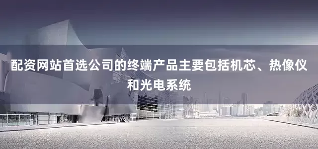 配资网站首选公司的终端产品主要包括机芯、热像仪和光电系统