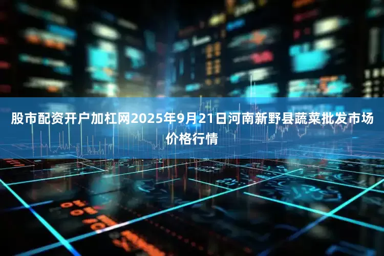 股市配资开户加杠网2025年9月21日河南新野县蔬菜批发市场价格行情