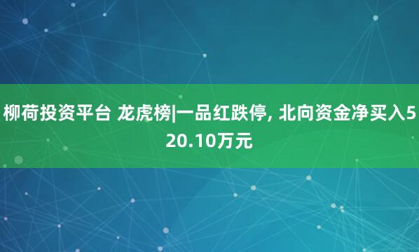 柳荷投资平台 龙虎榜|一品红跌停, 北向资金净买入520.10万元