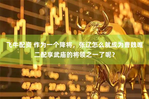 飞牛配资 作为一个降将，张辽怎么就成为曹魏唯二配享武庙的将领之一了呢？