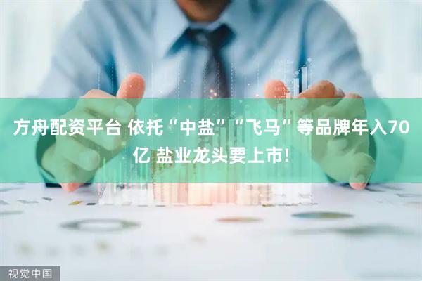 方舟配资平台 依托“中盐”“飞马”等品牌年入70亿 盐业龙头要上市!